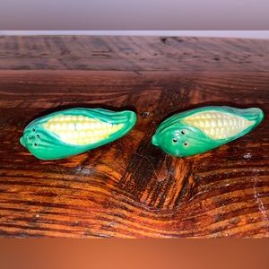 Corn on the cob salt and pepper shakers made in Japan
